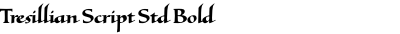 Tresillian Script Std Bold